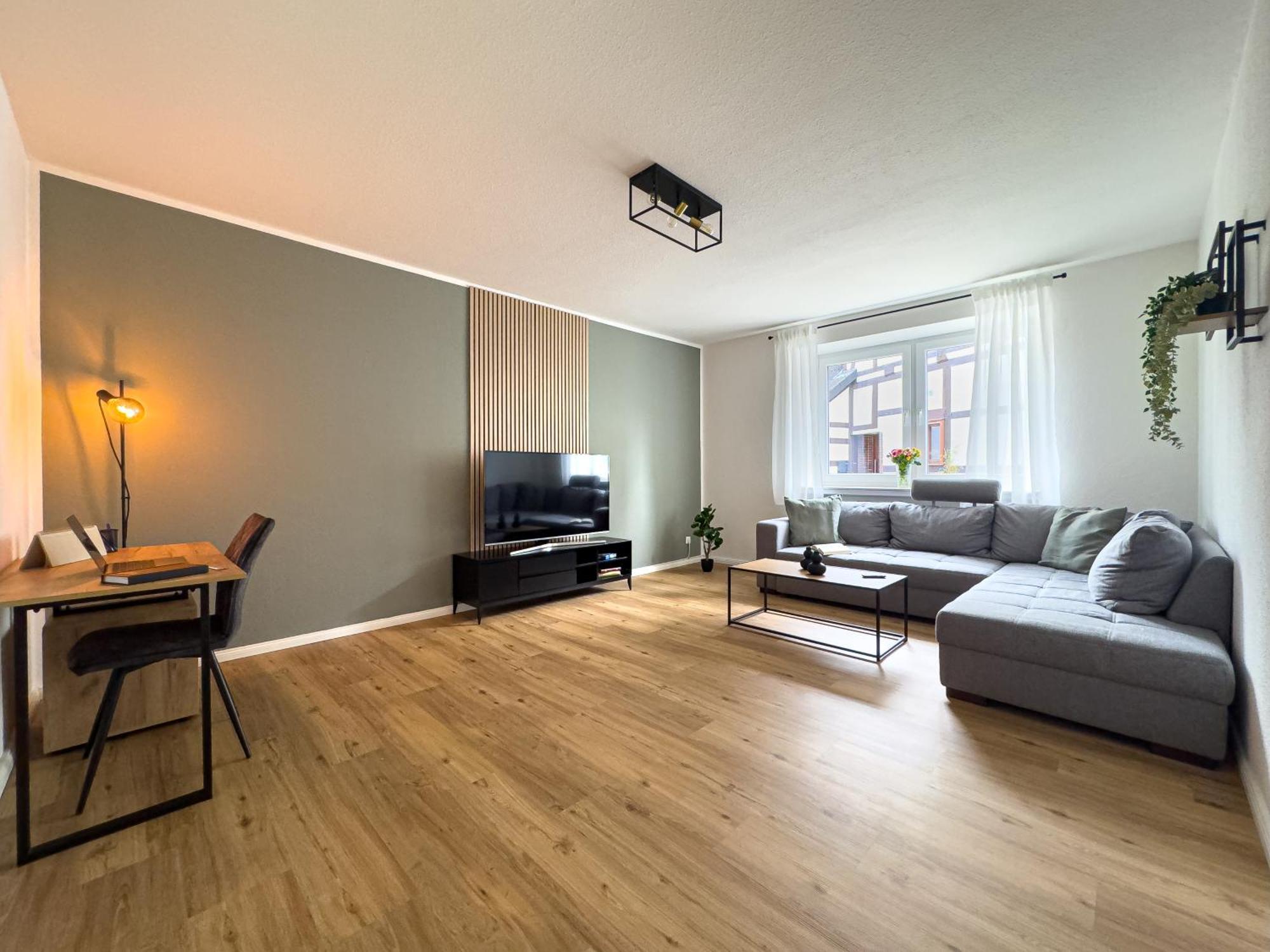 Homelystays Stilvolles Apartment An Der Kirche Lemförde Esterno foto